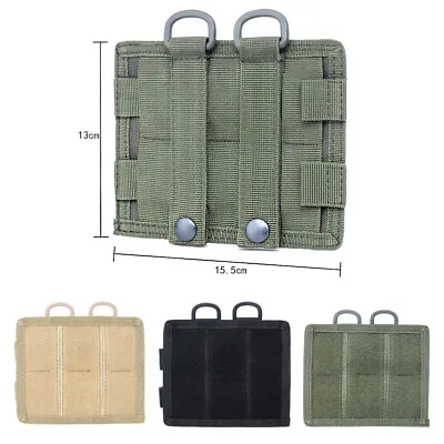 Molle Patch Panel Hook&Loop Adapter Panel For DIY Patch Badges Molle Backpack US • $8.99