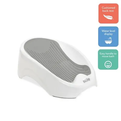 Nuby Baby Bath Tub Practical And Convenient To Use Suitable For Birth - White • £18.01