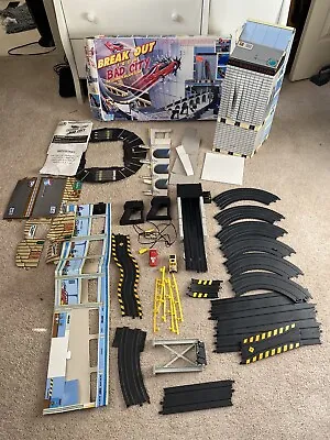 Rare Vintage 1995 Break Out From Bad City Car Racing Set Track MR-1 Racing • $75