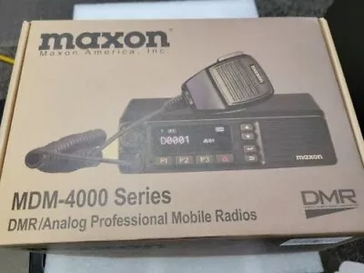 Maxon MDM-4424 UHF Or VHF Analog DMR Mobile Radio 45 WATT FREE Programming • $495