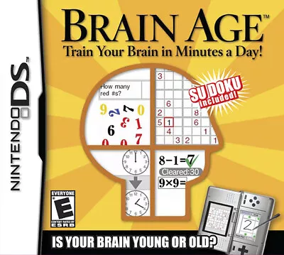 Brain Age: Train Your Brain In Minutes A Day - Nintendo • $1.17
