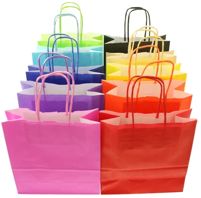 £0.99 • Buy Paper Bags - Wedding Favours / Birthday Party / Christmas Loot Gift Bag *