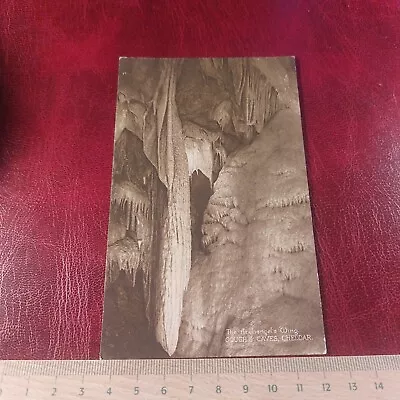 Vintage Postcard The Archangel's Wing Gough's Caves Cheddar • £3.15