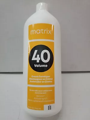 Matrix 40 Volume Cream Developer 32 Oz..New Version • $19