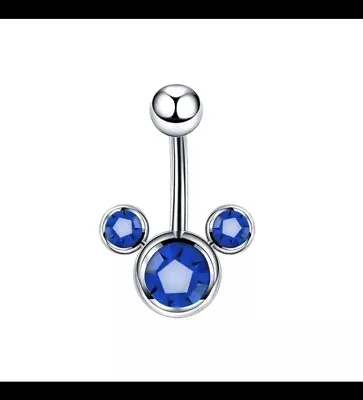 Super Stylish Mickey Mouse Belly Bar Piercing In A Variety Of Colours • £5.99