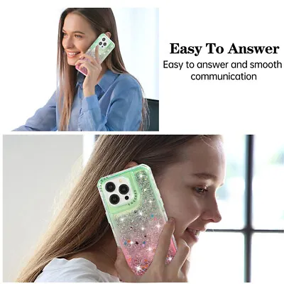 Bling Glitter Case For IPhone 15 14 13 12 11 Pro Max X XR XS MAX 7 8 Plus Cover • $15.09