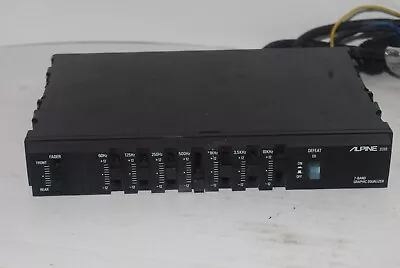 $92.61 • Buy Alpine 3310 Graphic 7 Band Equalizer Vintage Alpine Car Audio 