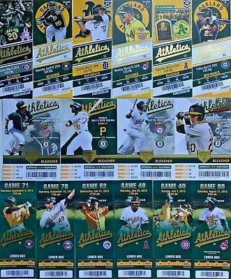 2011-2012-2013-2014-2015-2016 Oakland Athletics Season Ticket Stubs - Mint! • $4.95