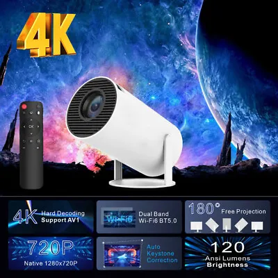 Wireless Mini Projector 1080P 3D LED WiFi Video Movie Home Theater Cinema HDMI • $89.99