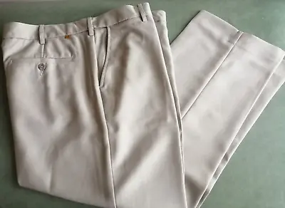 Brand New Men's Farah Polyester Biscuit Coloured Trousers Waist 38  Length 27  • £15