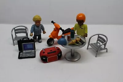 18 Pc  Mighty World Toy Lot Figures Scooter & More • $8.99