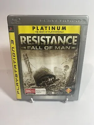 Playstation 3 PS3 Resistance Fall Of Man Platinum PAL Complete With Manual • $6.99