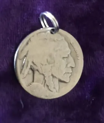 Buffalo Indian Head Nickel Coin Jewelry Pendant Charm Vintage Antique • $9.99