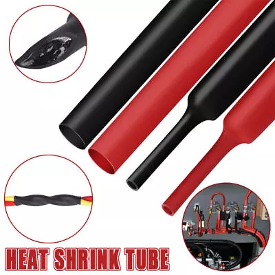 Grade Marine Heat Shrink Tubing 3:1 Wire Sleeve Glue Inside Fast Wrap Insulation • $5.58