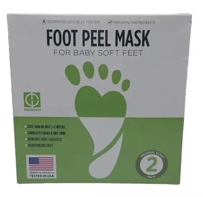 HICREAM Exfoliating Foot Peel  Mask 2 Pack Exp. 2025 • $9.90