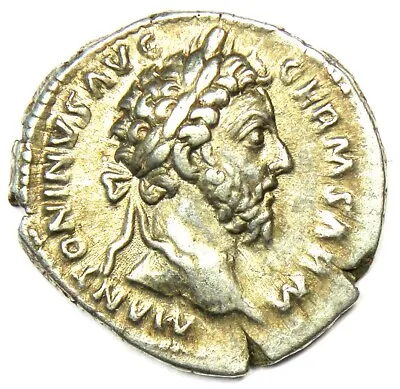 Marcus Aurelius AR Denarius Silver Roman Coin 139-161 AD - Good VF / XF (EF) • £402.14