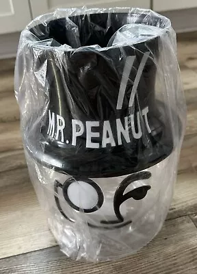 VTG!  Planters Peanuts - Mr. Peanut Clear Plastic Cookie Jar -11  # 1288 - NEW! • $55