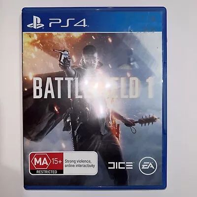 Battlefield 1 PlayStation 4PS4 Game : LIKE NEW - FREE & FAST POST! • $8.69