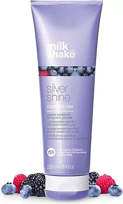 Milkshake Silver Shine Conditioner For Blonde Or Grey Hair 250ml • £10.99