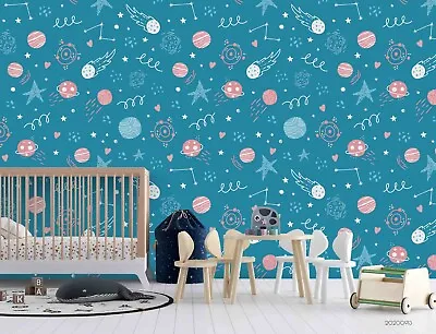 3D Space Event Pattern Wallpaper Wall Mural Removable Self-adhesive 112 • $32.61