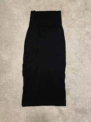 Mamalicious Maternity Black Long Maxi Over The Bump Skirt Size M • £10