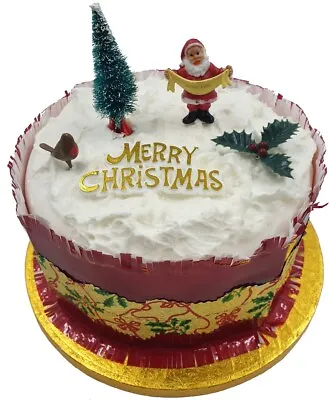 £3.50 • Buy 5 Piece SET Merry Christmas Cake Decorations Yule Log Cupcake Toppers Cake Frill