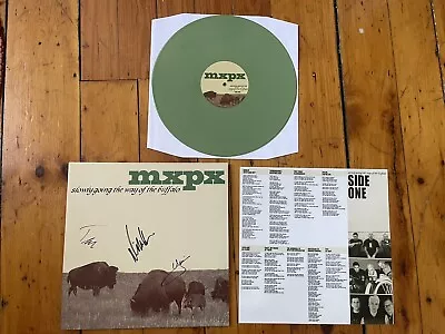 MXPX - Slowly Going The Way Of The Buffalo - Green Vinyl SIGNED / AUTOGRAPHED LP • $75