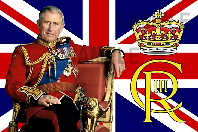 £3 • Buy King Charles III Frameble Memorabillia British Royal Family Landscape Image
