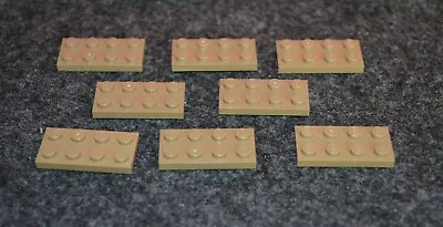 $1.49 • Buy (8) 2x4 Dark Tan Standard Plate Bricks ~ Lego ~ NEW ~