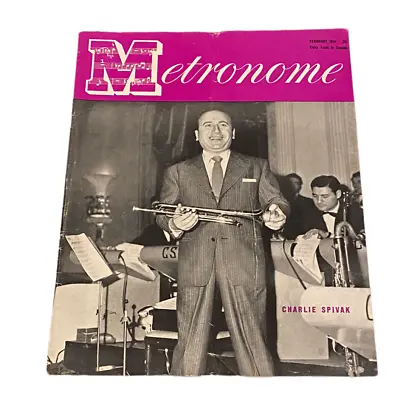 Vintage Metronome Music Magazine February 1944 Charlie Spivak WWII • $92.99