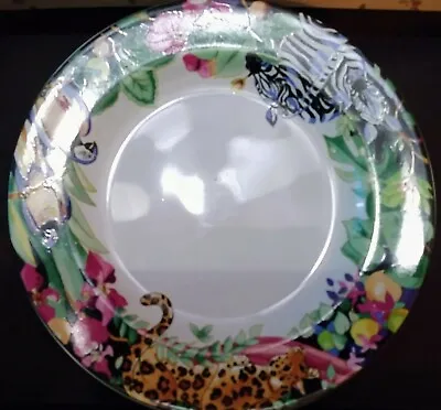  Two Viral Master Rainforest Plates  Tigers Parrot Tropical Jungle Salad *read • $11.99