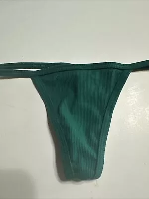 Victoria Secret Pink V String Green ST11175202 Size S • $8