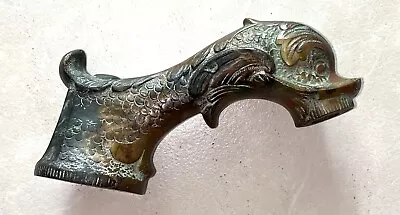 Brass Faucet Water Tap Animal Face Vintage Antique • $19.99