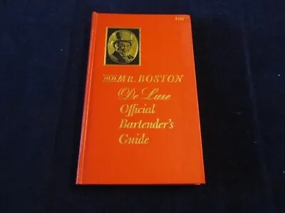 Vintage Old Mr Boston Deluxe Official Bartender's Guide 1961 Printing S60 • $8.99