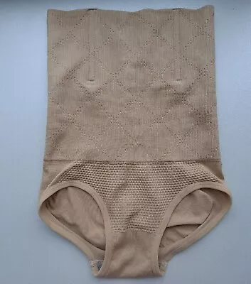 Womens Tummy Tucker Control Body Shaper High Waisted Girdle Panty Shapewear • £4.75