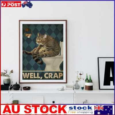 $15.19 • Buy Tabby Cat Poster Diamond Painting Kits Full Round Drill Home Wall Decor (A5714)