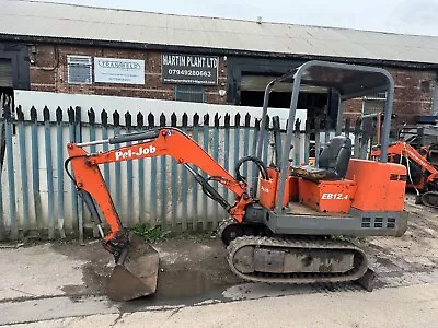 Per Job Mini Digger Excavator 1.5 Ton Rubber Tracks Starts And Runs Well Look • £3950