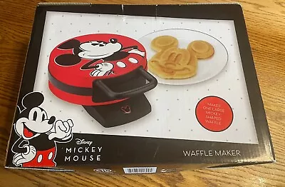 NIB Disney Mickey Mouse Waffle Maker Red • $19.99