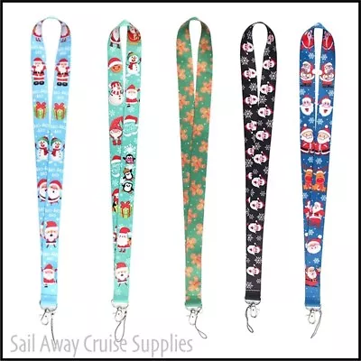 Christmas LANYARD. Neck Key ID Badge Card Holder. WorkTravelCruise. 15 Designs • $9.95