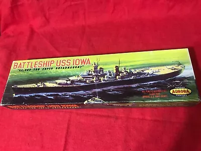 Aurora  Battleship USS Iowa Kit # 705:149. 1957 1st Issue. • $60