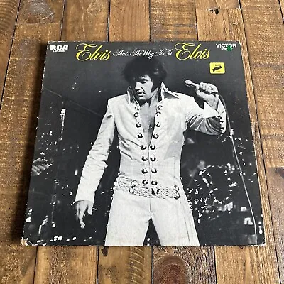 ELVIS PRESLEY Japan 1981 Reissue LP ELVIS THAT'S THE WAY IT IS • $9.99