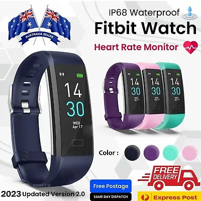 Fitness Tracker Smart Watch Bracelet Wristband Fitbit Style Activity Monitor • $33.45