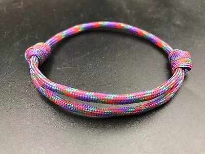 ADJUSTABLE Paracord Friendship Bracelet Handmade In U.K. • £4.25