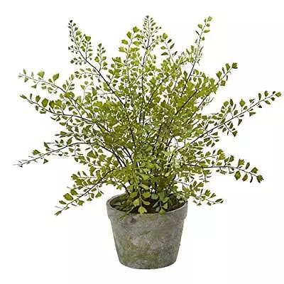 4251 Maiden Hair Artificial Plant In Planter Green Small • $72.19