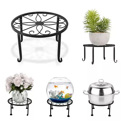 Metal Plant Stands  Rustproof Potted Holder Heavy Duty Potted Plant Shelf • $34.95