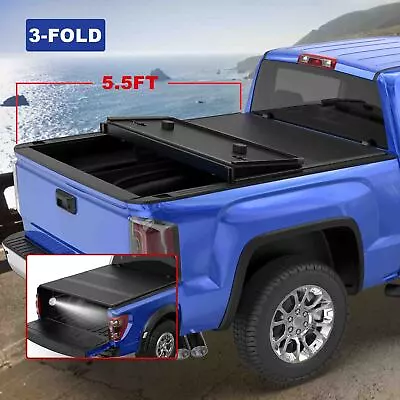 5.5FT Short Bed Truck Tonneau Cover For 2015-2024 Ford F-150 Hard Fiberglass • $382.91