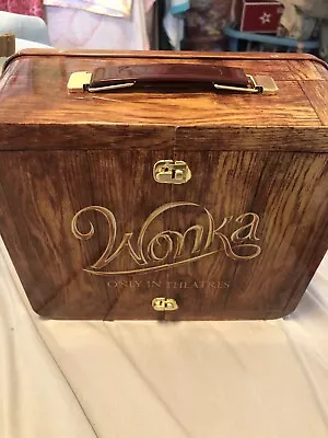 Wonka 2023 Movie Theater Exclusive Metal Lunchbox Popcorn Tin • $20