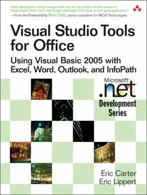 Visual Studio Tools For Office: Using Visual Basic 2005 With Excel Word... • $4.60