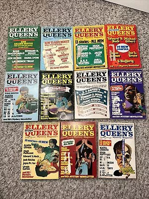 Vintage ELLERY QUEEN'S MYSTERY MAGAZINES 1976 LOT OF 11 Missing March • $27.99