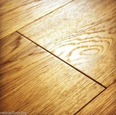 £64.99 • Buy Engineered Oak Flooring Brushed Oiled Wood Floor 150mm Wide Real Wooden Hardwood